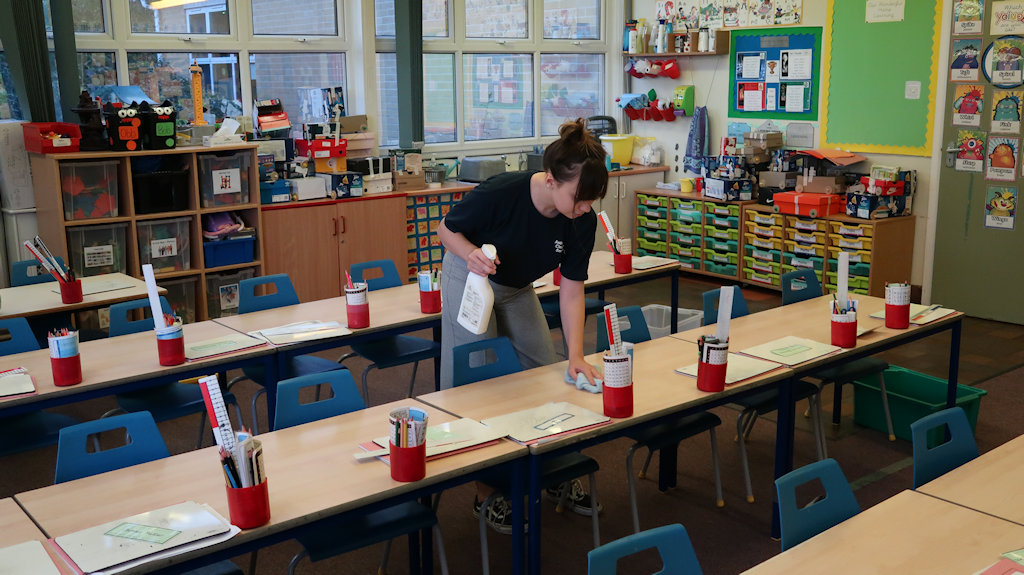 school cleaning in dorset